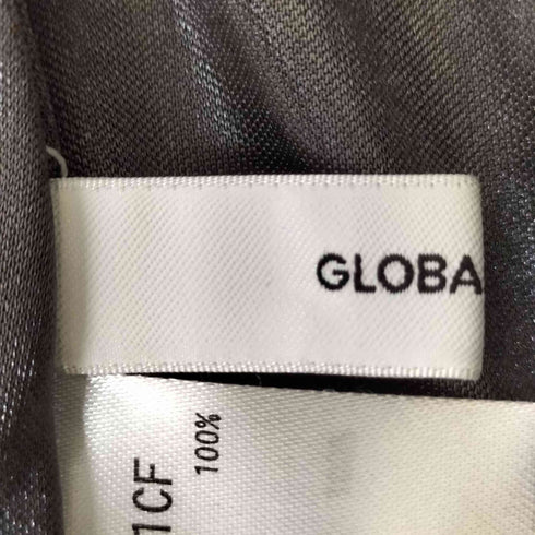 グローバルワーク GLOBAL WORK サテンストレッチフレアスカート レディース
