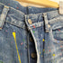 ビューティーアンドユースユナイテッドアローズ BEAUTY & YOUTH UNITED ARROWS SLIM FIT ペイント ペンキ 加工 ボタンフライ スリム デニム パンツ メンズ 32