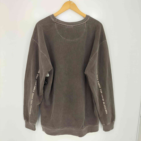 カクタスプラントフリーマーケット Cactus Plant Flea Market 福 サボテン プリント 袖 USE BOTH HANDS FOR CPFM BLESSINGS クルーネック スウェット メンズ import:XL