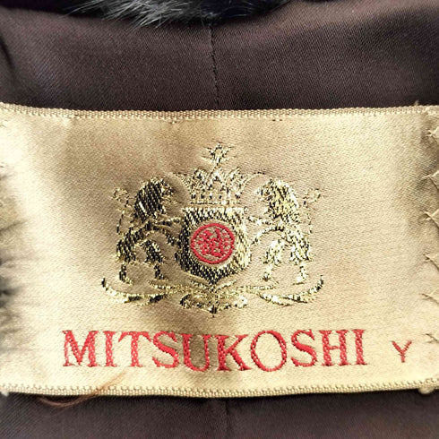 MITSUKOSHI real fur jacket リアルファージャケット レディース