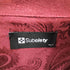 サブサエティ Subciety Paisley open collar ペイズリー オープン カラー 長袖シャツ レディース import:L