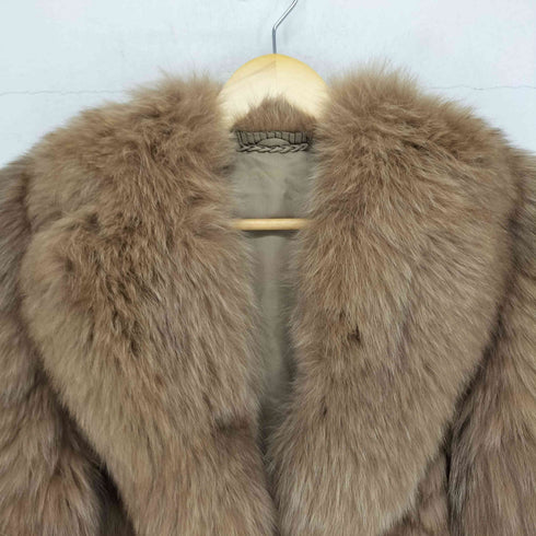 WHITE BEAR real fur jacket リアルファージャケット レディース JPN:11号
