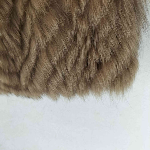 WHITE BEAR real fur jacket リアルファージャケット レディース JPN:11号