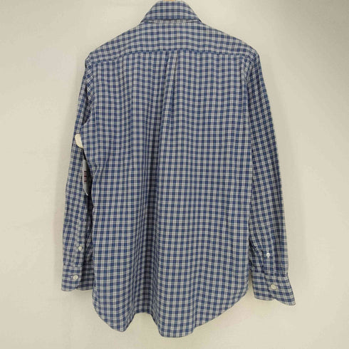 エッリコフォルミコラ ERRICO FORMICOLA イタリア製 チェック柄 ボタンダウン L/S シャツ メンズ import:M