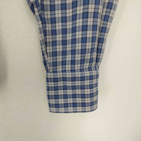 エッリコフォルミコラ ERRICO FORMICOLA イタリア製 チェック柄 ボタンダウン L/S シャツ メンズ import:M