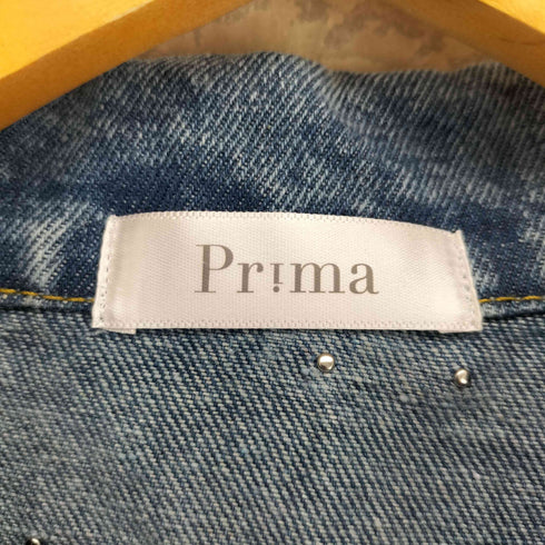 Prima プリマ ビジュー 装飾 デニム ジャケット レディース