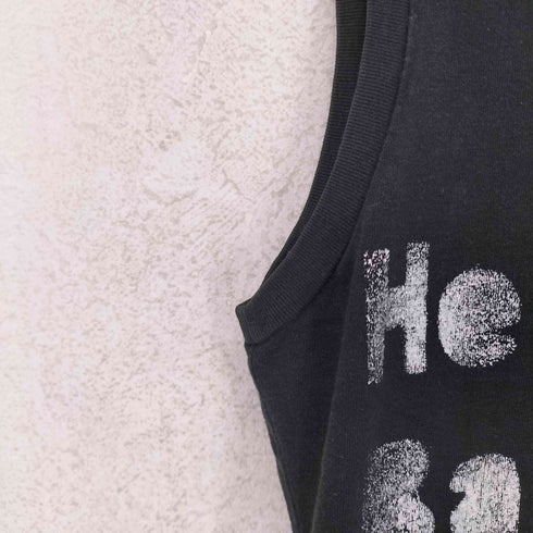 ヘルムートラング HELMUT LANG archive アーカイブ コレクション BACKSTAGE コットン プリント タンクトップ メンズ M