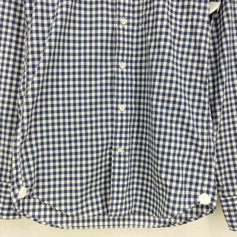 トーマスメイソン thomas mason SLIM ギンガムチェック ボタンダウン L/S シャツ メンズ import:XS