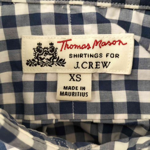 トーマスメイソン thomas mason SLIM ギンガムチェック ボタンダウン L/S シャツ メンズ import:XS