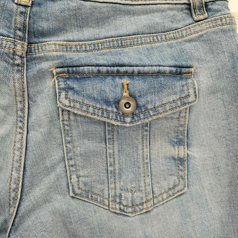ザラ ZARA ブーツカットローライズデニムパンツ Y2K レディース 34