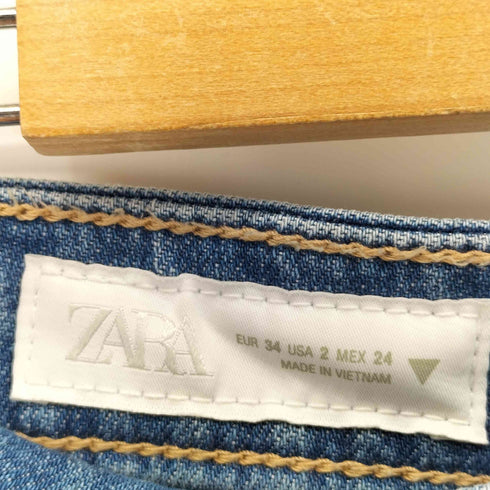 ザラ ZARA ブーツカットローライズデニムパンツ Y2K レディース 34