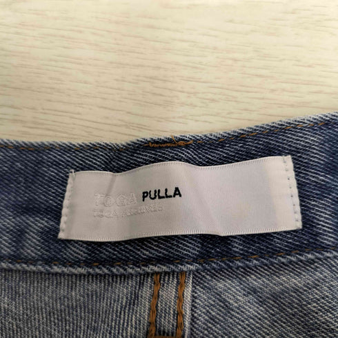 トーガプルラ TOGA PULLA 20SS ハイウエスト ブーツカット デニムパンツ レディース 36