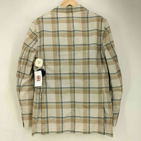 ボリオリ BOGLIOLI COAT チェック柄 3B 段返り テーラードジャケット メンズ EUR:44