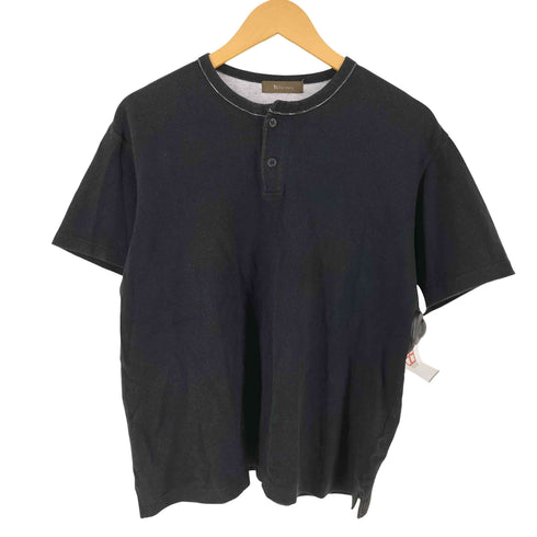 ワイズフォーメン Ys for men 90s コットン ヘンリーネック 半袖 Tシャツ メンズ 3