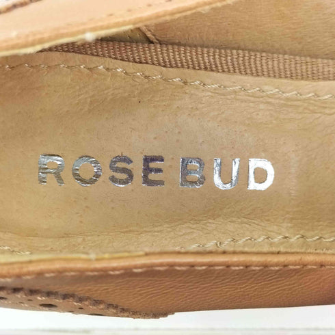 ローズバッド ROSE BUD タッセルデザイン レザーパンプス レディース JPN:36