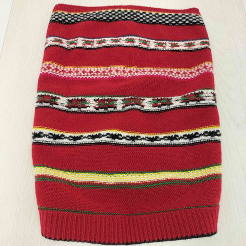 ケンゾー KENZO インターシャニット スカーフ メンズ ONE SIZE