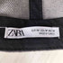 ザラ ZARA ダメージ加工 クラッシュデザイン 刺繍 6パネル デニム キャップ メンズ M