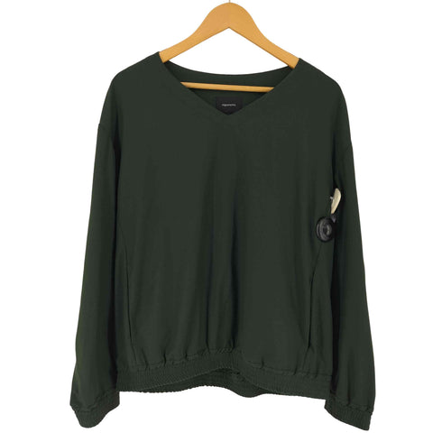 スーパーノヴァ supernova. V-neck Pullover Shirt Jacket ブイネック プルオーバー シャツ ジャケット メンズ
