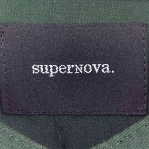 スーパーノヴァ supernova. V-neck Pullover Shirt Jacket ブイネック プルオーバー シャツ ジャケット メンズ