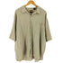 ジョージ GEORGE 00s LINEN BLEND リネン レーヨン 半袖 オープンカラー シャツ メンズ 2XL
