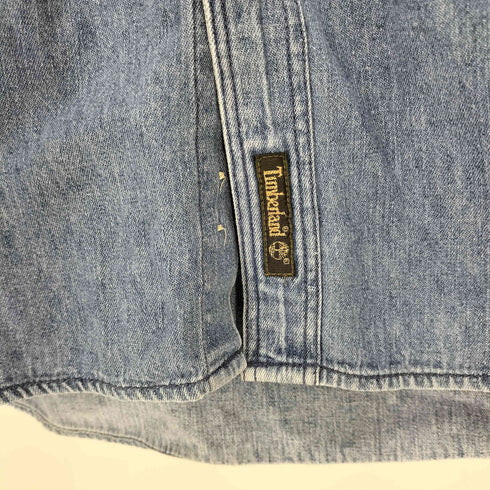 ティンバーランド Timberland 90S WEATHERGEAR 長袖 デニム シャツ メンズ import:S