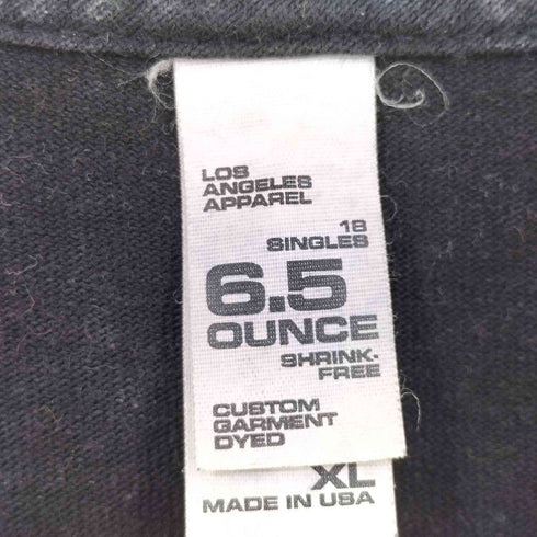 ロサンゼルスアパレル Los Angeles Apparel CUSTOM GARMENT DYED 6.5 OUNCE Short Sleeve Crew Neck T-Shirt メンズ XL
