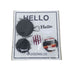 マディソンブルー MADISONBLUE HELLO 5個入り バッジ レディース