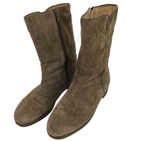 ハッシュパピーズ HUSH PUPPIES 裏地ファー スエードミドルブーツ レディース 23