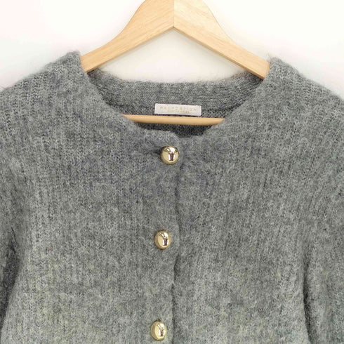 プロポーションバイボディードレッシング PROPORTION BODY DRESSING ゴールド釦シャギーニットカーディガン レディース FR