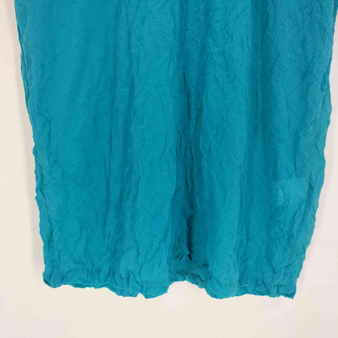 イッセイミヤケ ISSEY MIYAKE 90S シワ加工 プリーツ ノースリーブ トップス レディース JPN:M