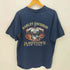 ハーレーダビッドソン HARLEY-DAVIDSON 00S HANEボディ NIGTH RIDER 両面 プリント クルーネック S/S Tシャツ コピーライト 2000 メンズ import:L