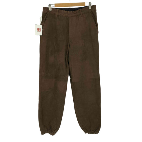 ベッドフォード BED J.W. FORD Not Training ヌバックレザートラックパンツ メンズ JPN:3