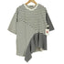 オズモーシス OSMOSIS 切替イレギュラーヘムTシャツ レディース ONE SIZE
