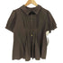 スナオクワハラ sunaokuwahara プリーツ レース切替 S/S シャツ レディース JPN:M