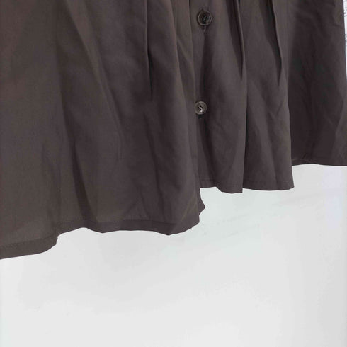 スナオクワハラ sunaokuwahara プリーツ レース切替 S/S シャツ レディース JPN:M