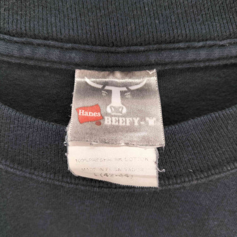 ヘインズ Hanes 牛タグ HALF PRICE BOOKS 企業 クルーネック Tシャツ メンズ import:L