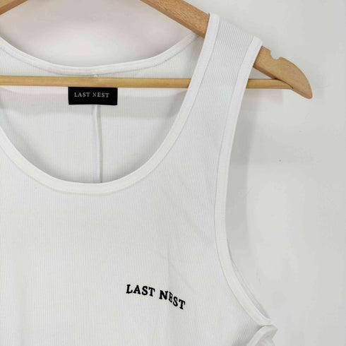 ラストネスト LAST NEST 刺繍ロゴ タンクトップ メンズ JPN:L