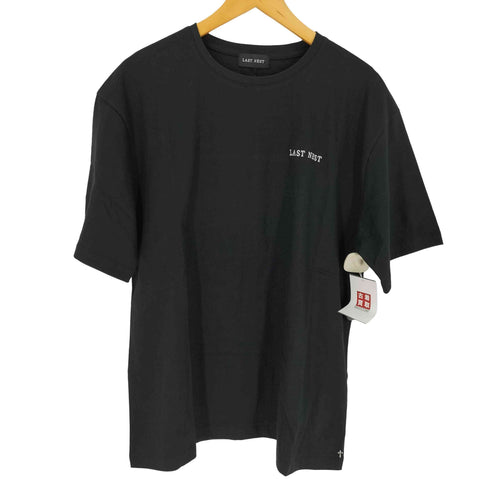 ラストネスト LAST NEST 刺繍ロゴ クルーネック Tシャツ メンズ JPN:L