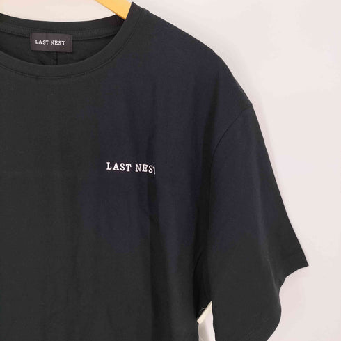 ラストネスト LAST NEST 刺繍ロゴ クルーネック Tシャツ メンズ JPN:L