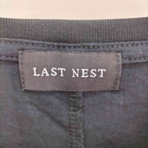 ラストネスト LAST NEST 刺繍ロゴ クルーネック Tシャツ メンズ JPN:L