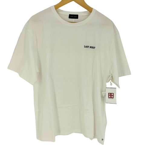 ラストネスト LAST NEST 刺繍ロゴ クルーネック Tシャツ メンズ JPN:L
