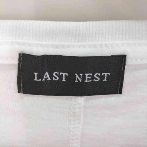 ラストネスト LAST NEST 刺繍ロゴ クルーネック Tシャツ メンズ JPN:L