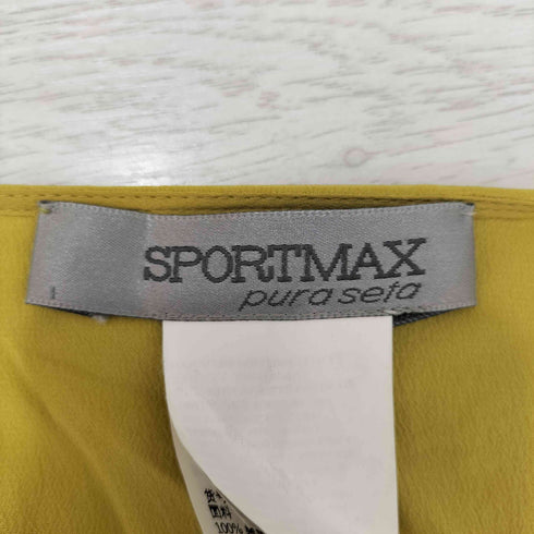 スポーツマックス SPORTMAX Vネックノースリーブワンピース レディース