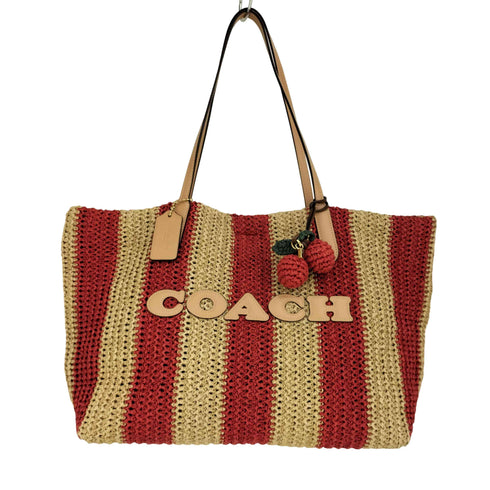 コーチ COACH シティ トート バッグ・ストライプ アンド チャーム レディース
