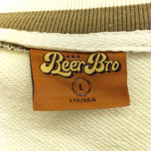 Beer Bro フロント刺繍 ラグラン スウェット メンズ JPN:L