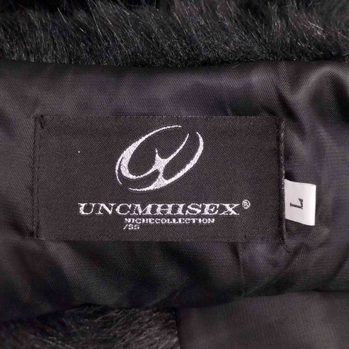 UNCMHISEX ベルトデザイン フェイクファージャケット レディース JPN:L
