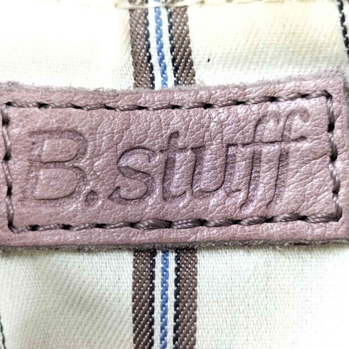 B.stuff レザー ナイロン ミニショルダーバッグ レディース