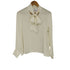 シーケーカルバンクライン ck Calvin Klein ボウタイシルクブラウス レディース JPN:40