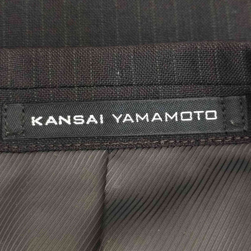 カンサイヤマモト KANSAI YAMAMOTO ストライプ スーツ 2P セットアップ メンズ 96 92 165