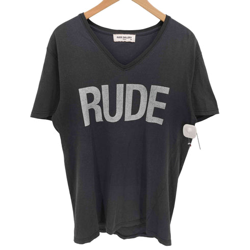 ルードギャラリー RUDE GALLERY RUDE CRACKER V NECK TEE -VINTAGE WASHED ヴィンテージ加工 Vネック Tシャツ メンズ JPN:L